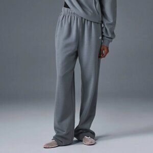 Alo Accolade Straight Leg Sweatpant - Steel Grey
